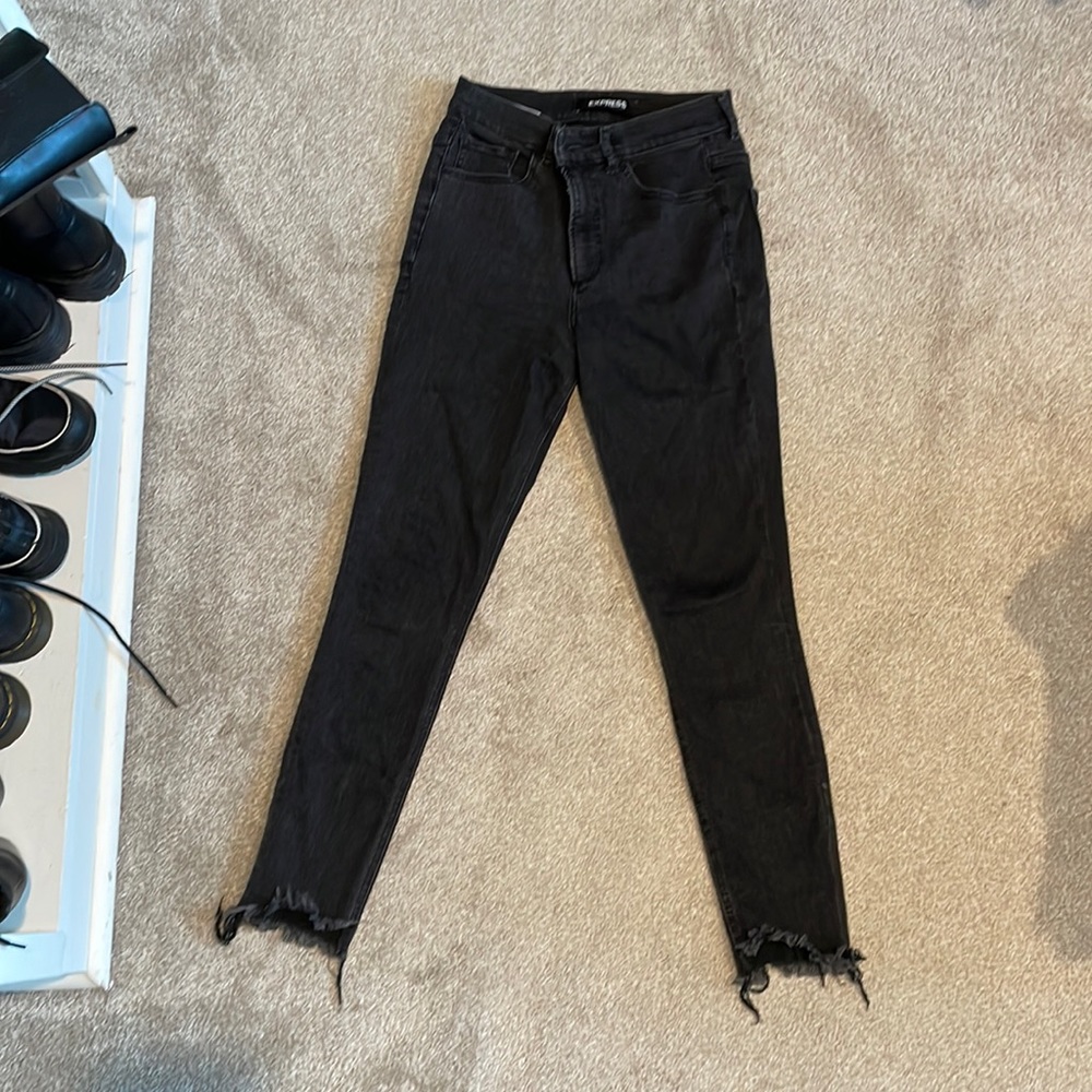 Express denim perfect ankle legging
